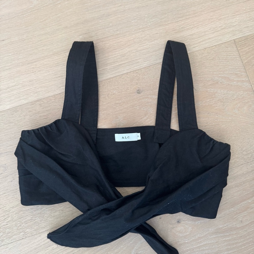 A.L.C. Black Women's bralette Top